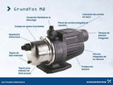 Bomba Presurizadora 0,75 HP Grundfos MQ 3-35