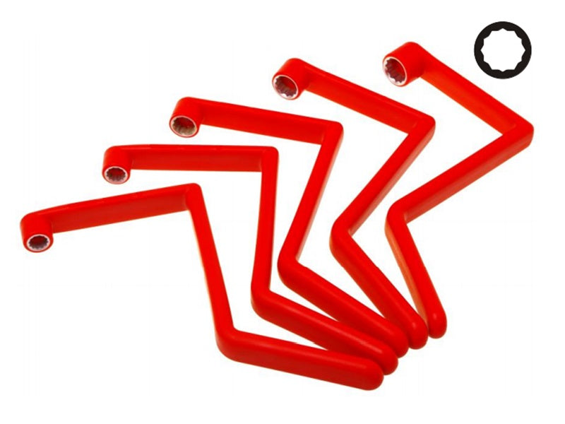 Llave Bloqueante Poligonal Estriada 13 mm Aislada 1000 V Hubix HNS-13