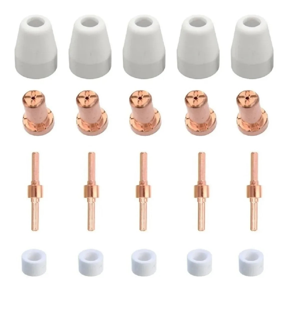 Kit 5 Consumibles para Cortadora de Plasma Dowen Pagio PLASCUT40P