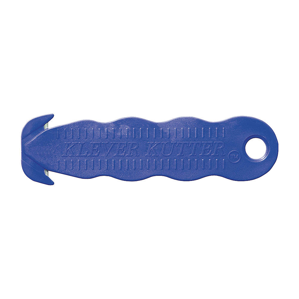 Cutter de Seguridad Doble Hoja Klever Azul JCK-1B