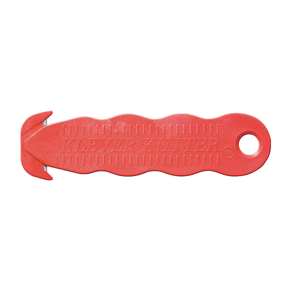 Cutter de Seguridad Doble Hoja Klever Rojo JCK-1R