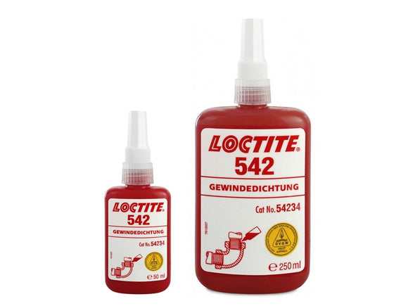 Sellador de Roscas de Resistencia Media Hidráulica Loctite de 50 gr Loctite 542