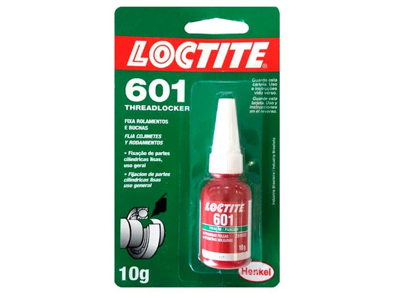 Retenedor de Piezas Cilíndricas a Base Éster de Dimetacrilato de Alta Resistencia y Baja Viscosidad de 10 gr Loctite 601