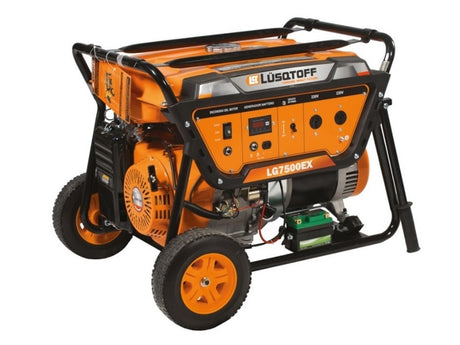 Generador Naftero 15 HP 7500 W Lusqtoff LG7500EX