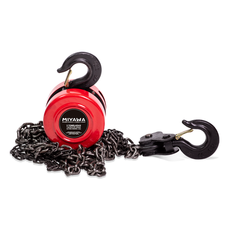 Aparejo Manual a Cadena 1t con 3 mts de Cadena MIYAWA-AMM13