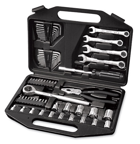 Juego de Herramientas 70 Piezas 1/4" 3/8" Pretul 22985