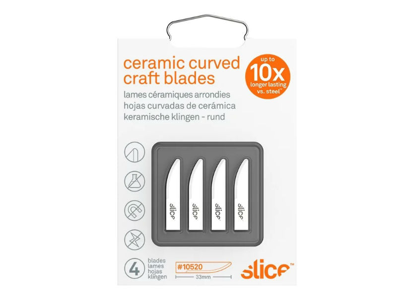 Cuchillas de Cerámica Curvadas para Cutter de Manualidades 32.65 mm Slice 10520