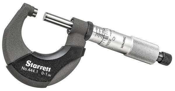 Micrómetro Externo con Aislante 0-25 mm Starrett 444.1 MXRL-25
