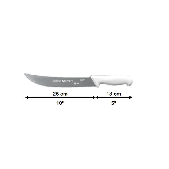 Cuchillo para Carnicero Lamina Curva Ancha 25 cm Starrett BKW 205-10