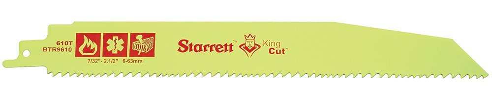 Sierra Sable Bi-Metal King Cut 225 mm/9" x 27 mm 6-10 DPP Starrett BTR9610-2